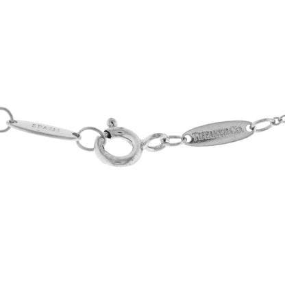 Tiffany Sterling Silver Diamond .35ctw Elsa Peretti Diamonds by the Yard Five Station Necklace 4 of 4