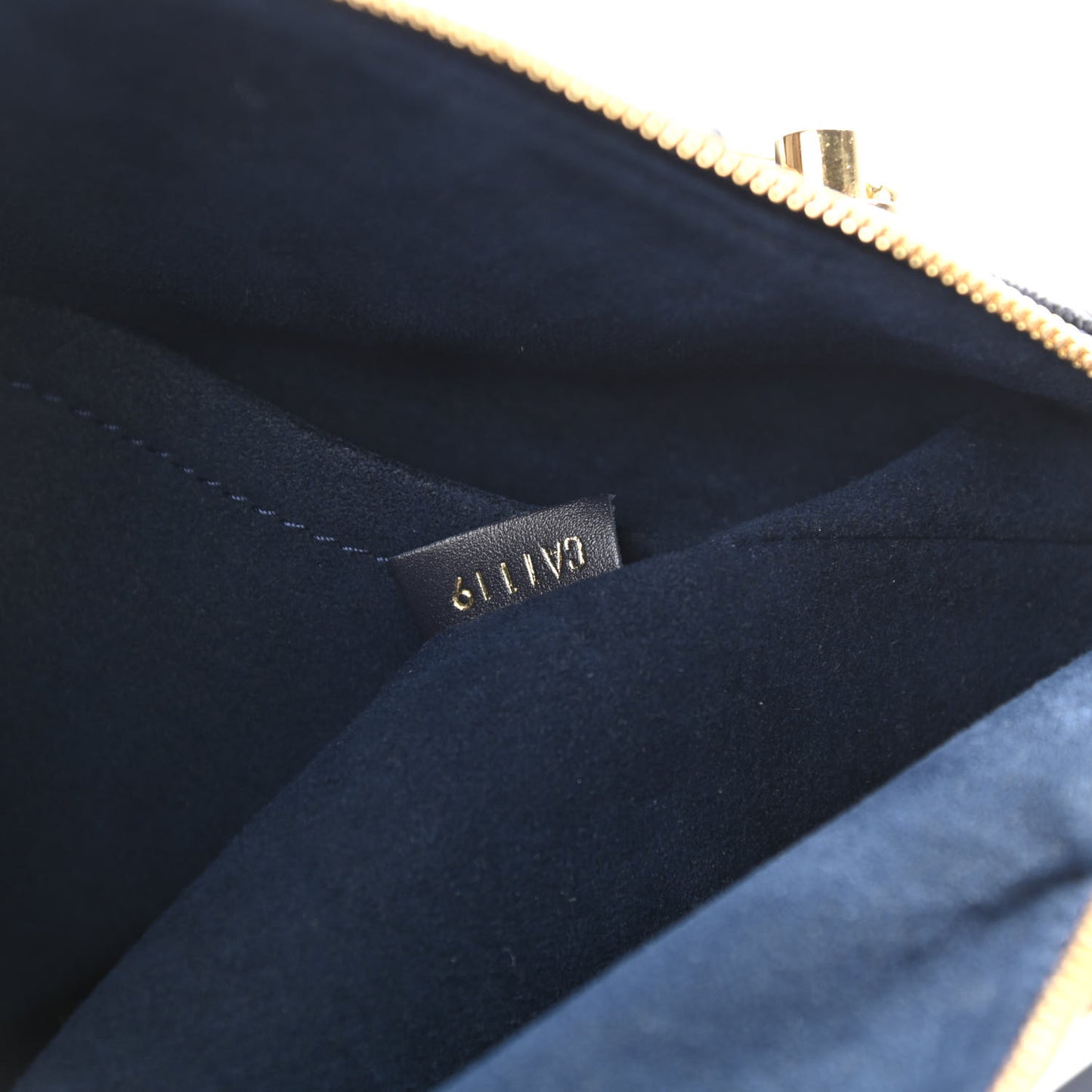 Empreinte V Tote MM Marine Rouge