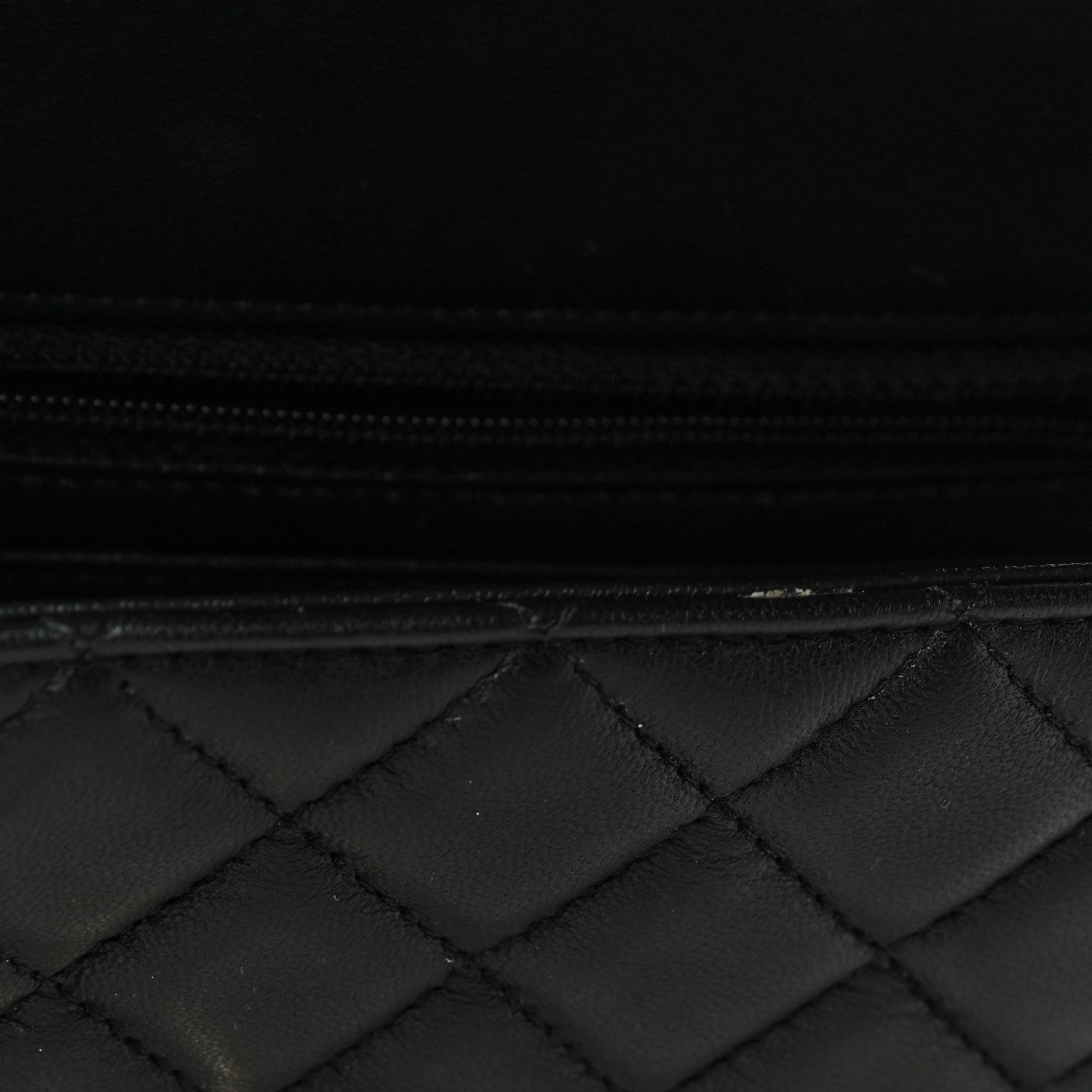 Chanel Lambskin Quilted Mini Rectangular Flap Black 12 of 13