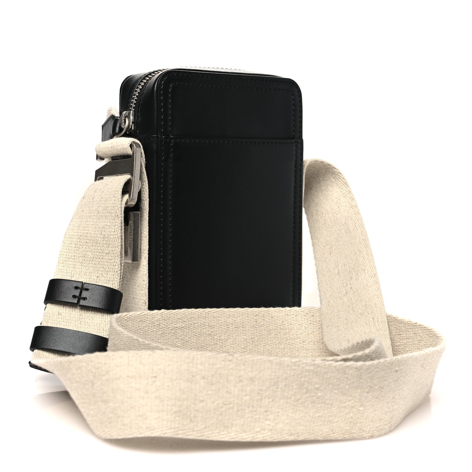 Jacquemus Smooth Calfskin Le Cuerda Vertical Black 3 of 9