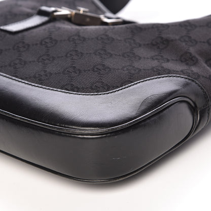 Gucci Monogram Jackie O Hobo Black 10 of 12