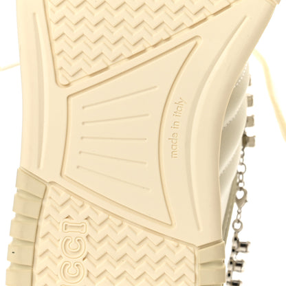 Gucci Calfskin Womens Re-Web Removable Crystal Sneakers 36 White 7 of 10