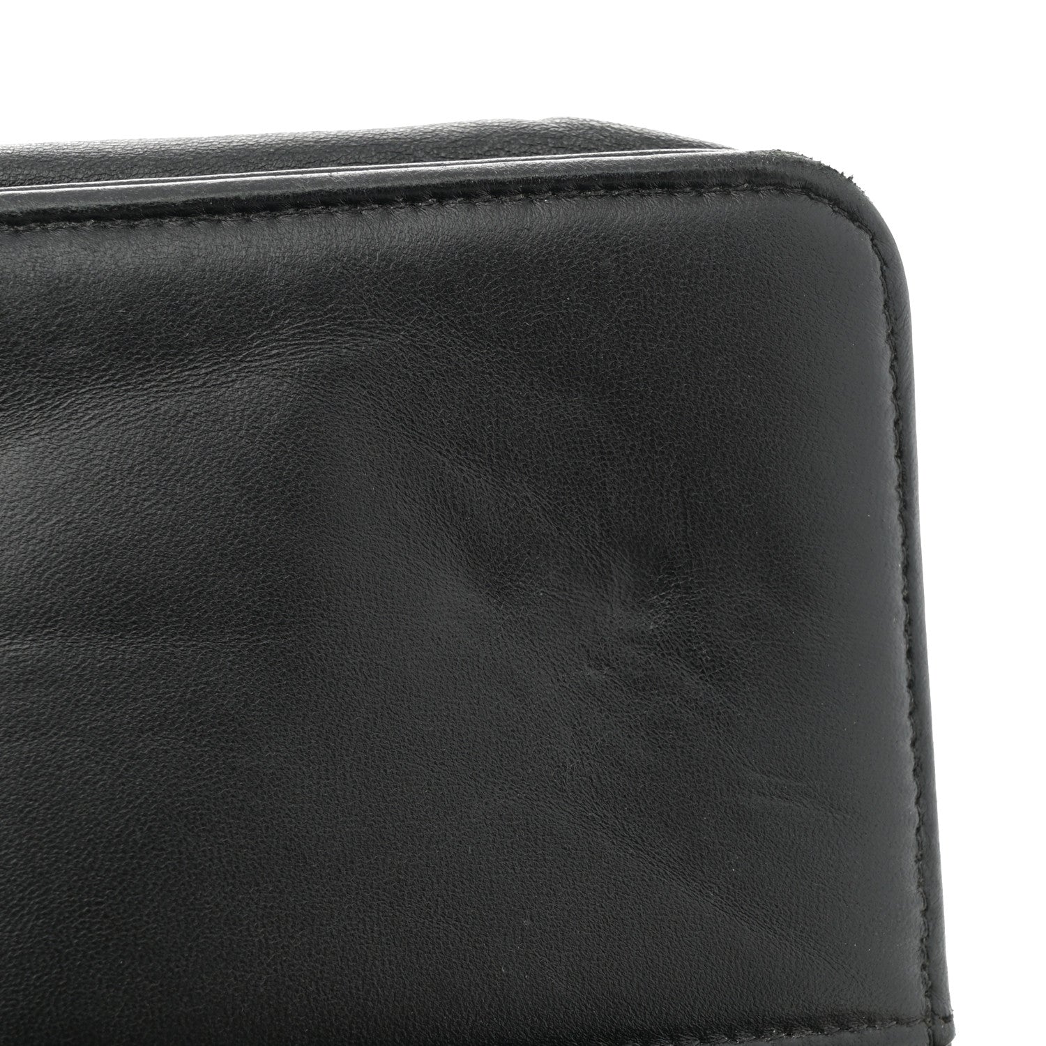 Chanel Caviar Chevron Quilted Boy Wallet On Chain WOC Black 11 of 12