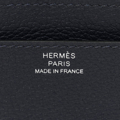 Hermes Evercolor Constance Wallet To Go Bleu Nuit 6 of 10