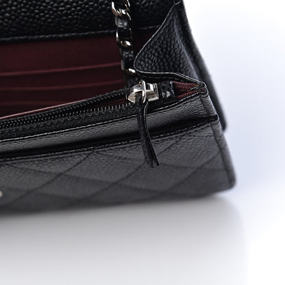 Chanel Caviar Quilted Wallet On Chain WOC Black 10 of 18