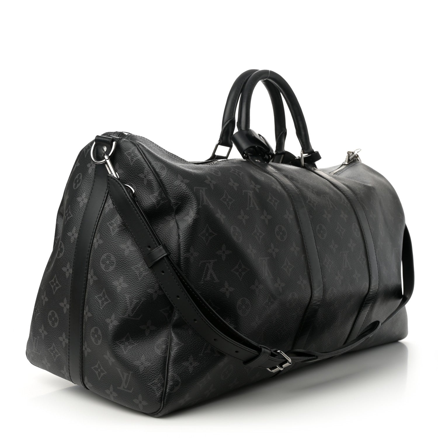 Louis Vuitton Monogram Eclipse Keepall Bandouliere 55 2 of 19