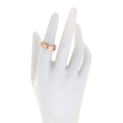 Cartier 18K Pink Gold Pink Sapphire 5.5mm LOVE Ring 53 6.25 2 of 6