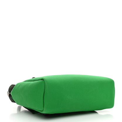 Hermes Military Toile Vache Hunter Herbag a Dos Zip Retourne Backpack Bambou Kaki 5 of 11