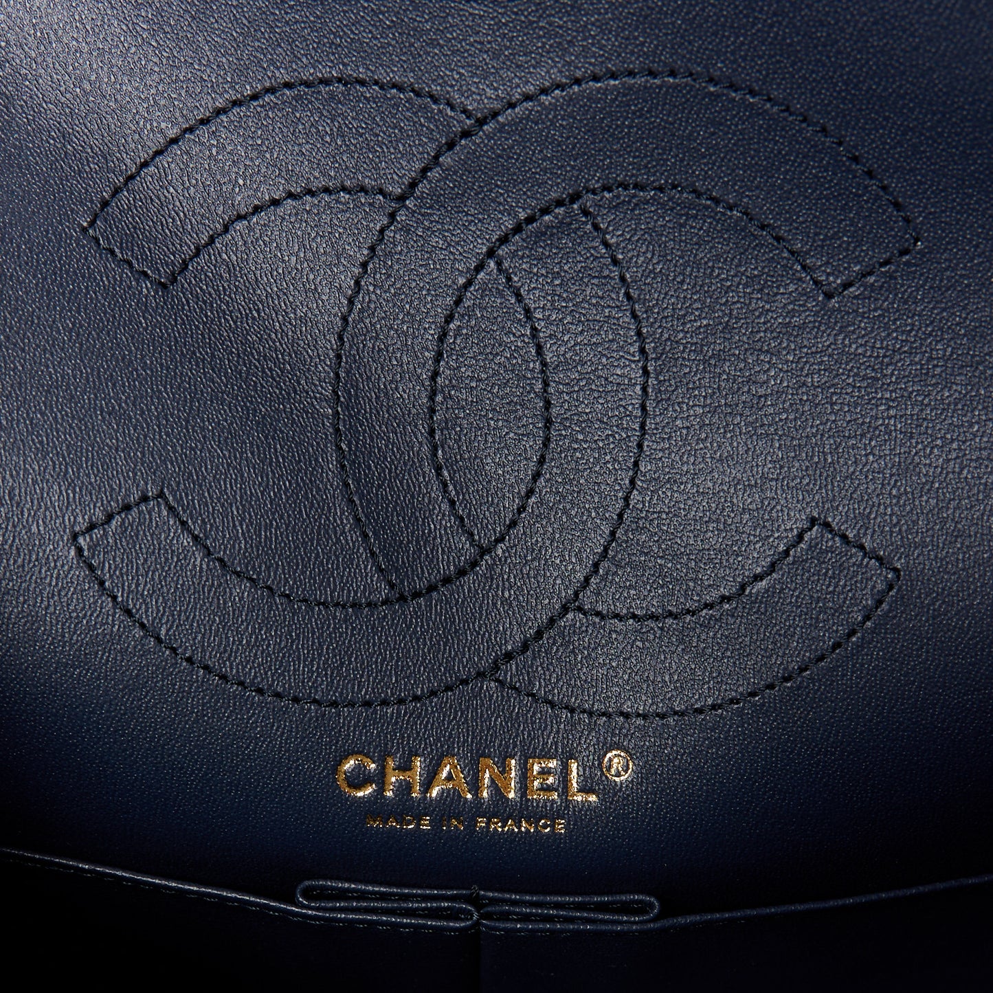 Aged Calfskin Quilted 2.55 Reissue 225 Flap Navy