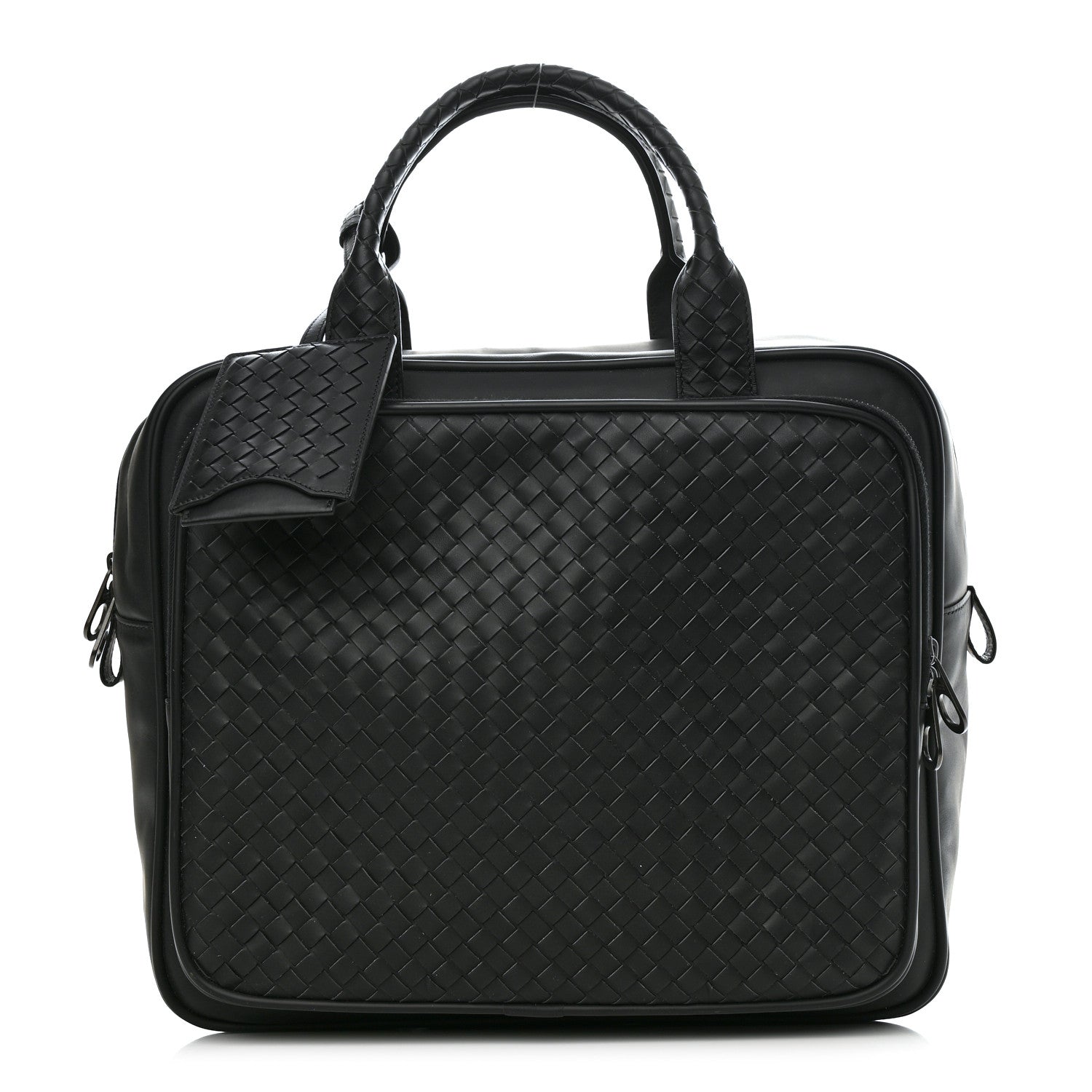 Bottega Veneta Intrecciato VN Travel Bag Nero Black 1 of 11