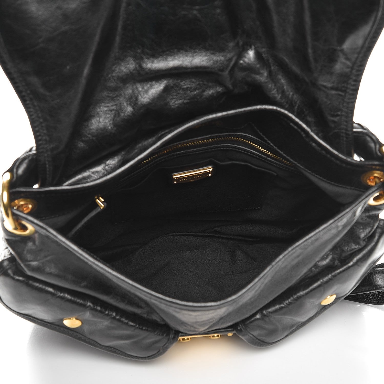 Miu Miu Nappa Matelasse Coffer Hobo Black 6 of 9
