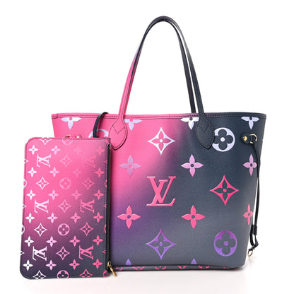 Louis Vuitton Monogram Giant Spring In The City Neverfull MM Midnight Fuchsia 3 of 10