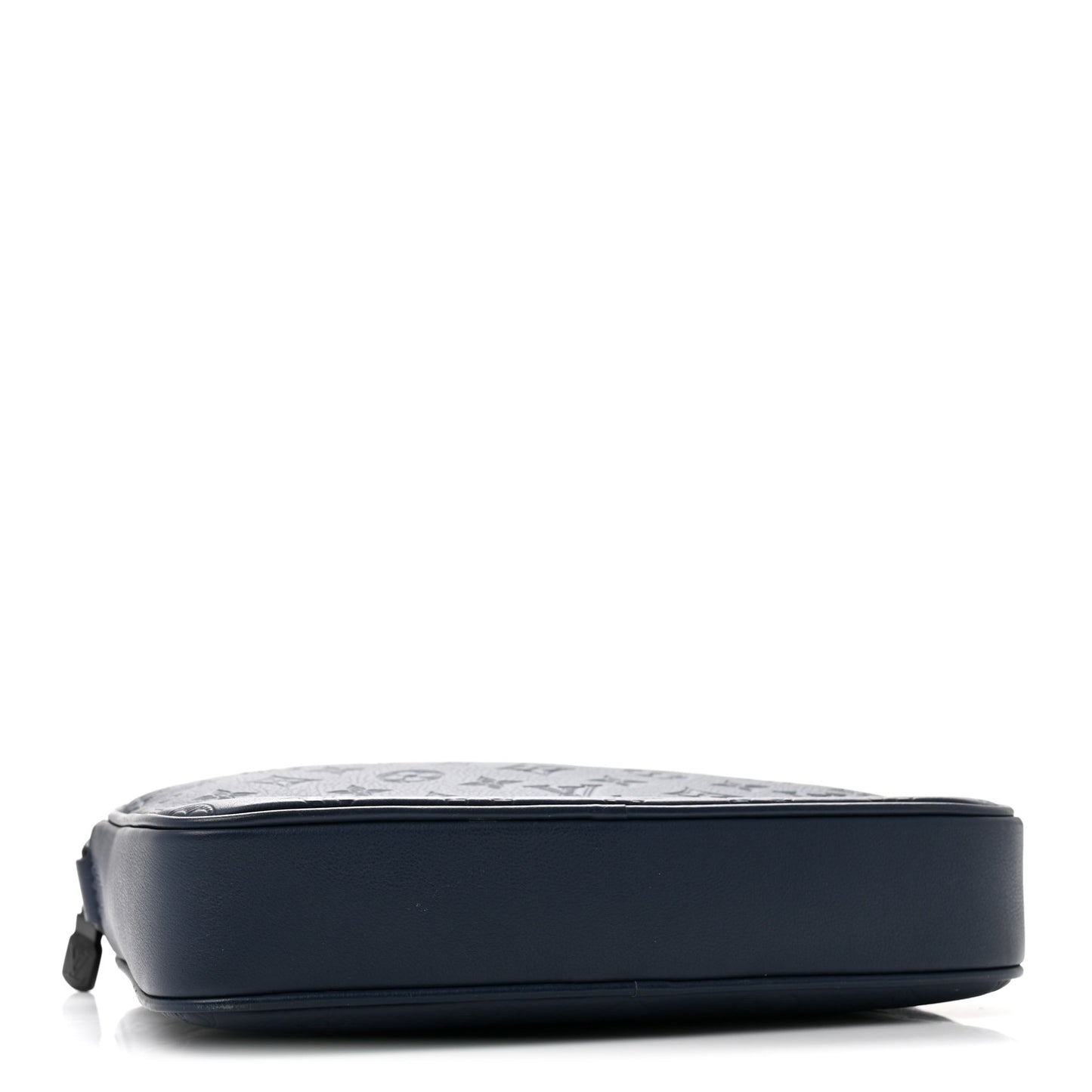 Calfskin Monogram Shadow Trio Messenger Navy
