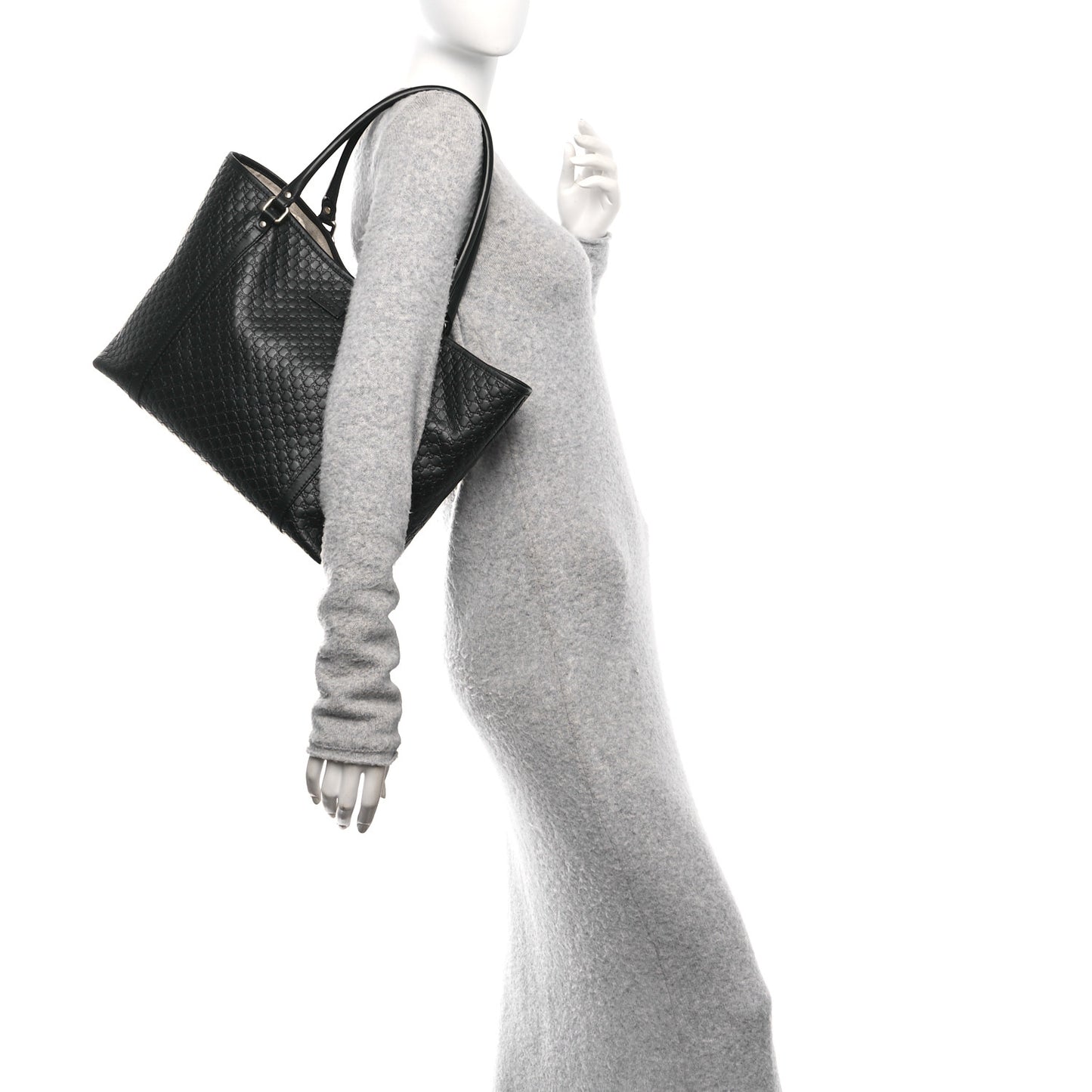 Microguccissima Medium Joy Tote Black