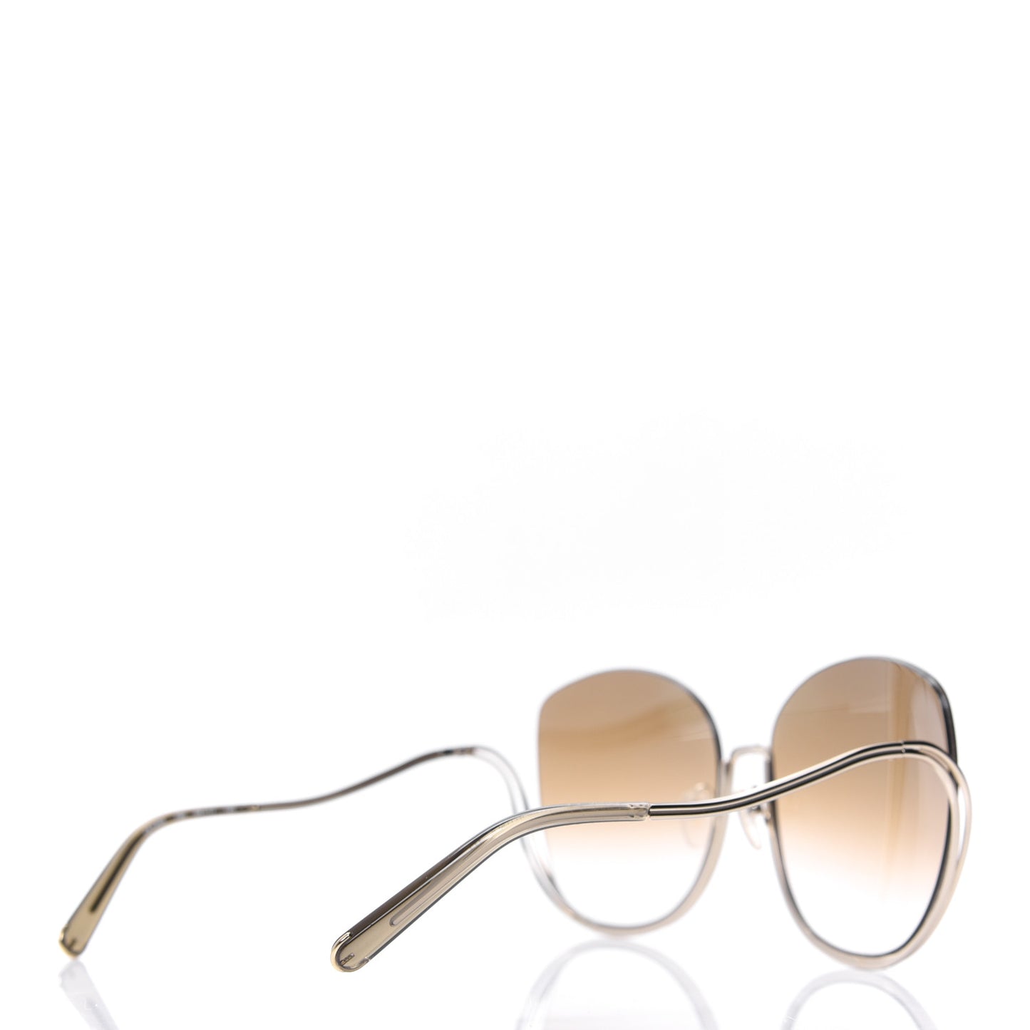 Oversized Round Milla Sunglasses CE125S Gold