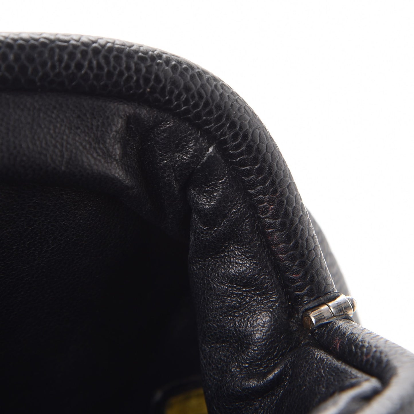 Caviar Quilted Timeless Clutch Black