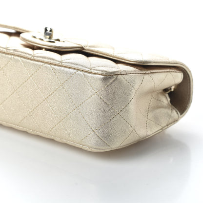 Chanel Metallic Lambskin Quilted Mini Rectangular Flap Gold 7 of 10