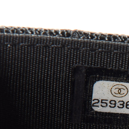 Chanel Caviar Quilted Boy Flap Card Holder Black 8 of 9
