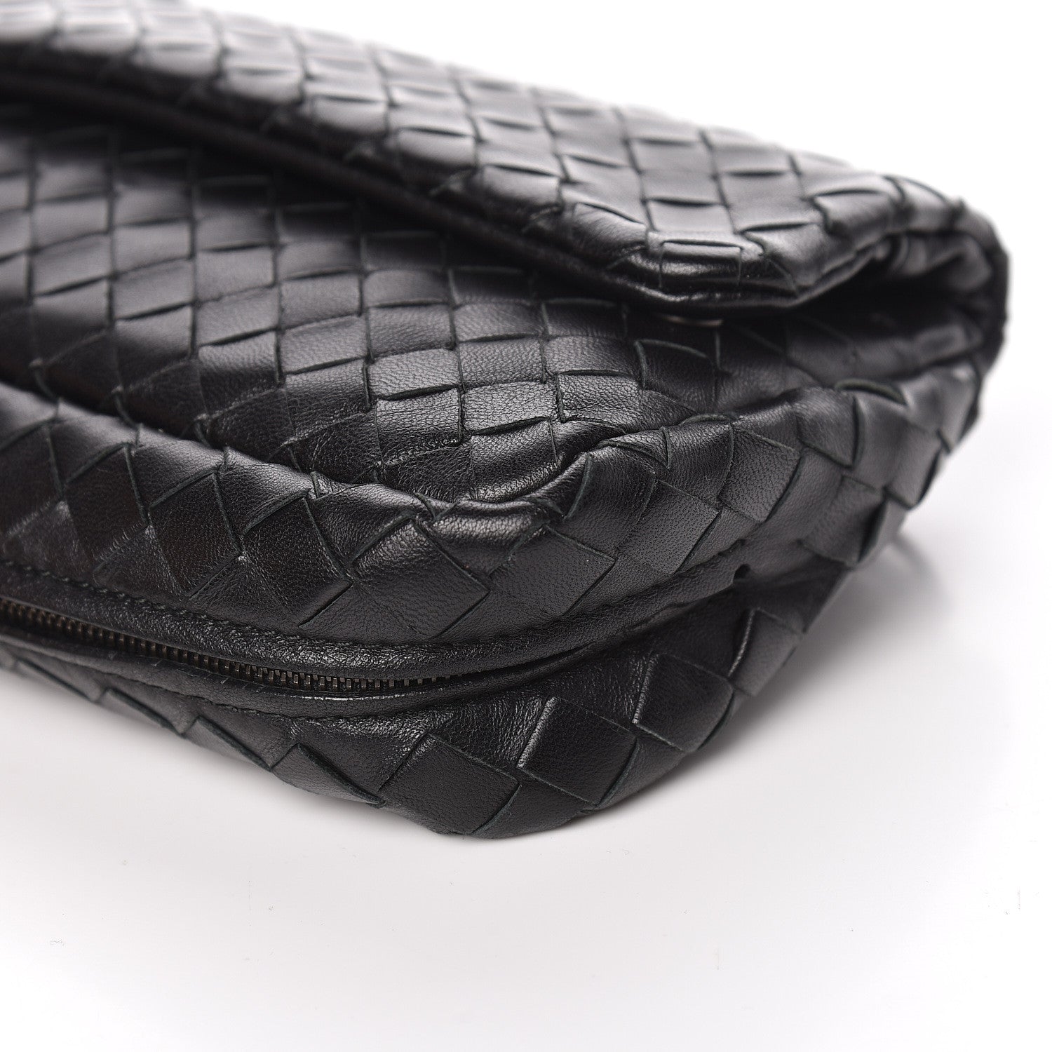 Bottega Veneta Nappa Intrecciato Small Chain Crossbody Black 9 of 9