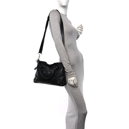 Balenciaga Agneau Giant 12 Rose Gold Hardware Town Black 2 of 13