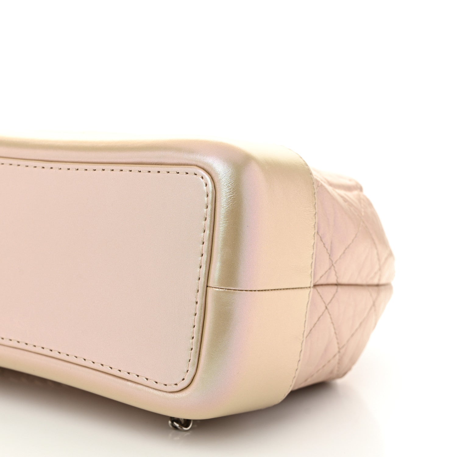 Chanel Iridescent Lambskin Calfskin Small Quilted Gabrielle Backpack Light Pink 10 of 11