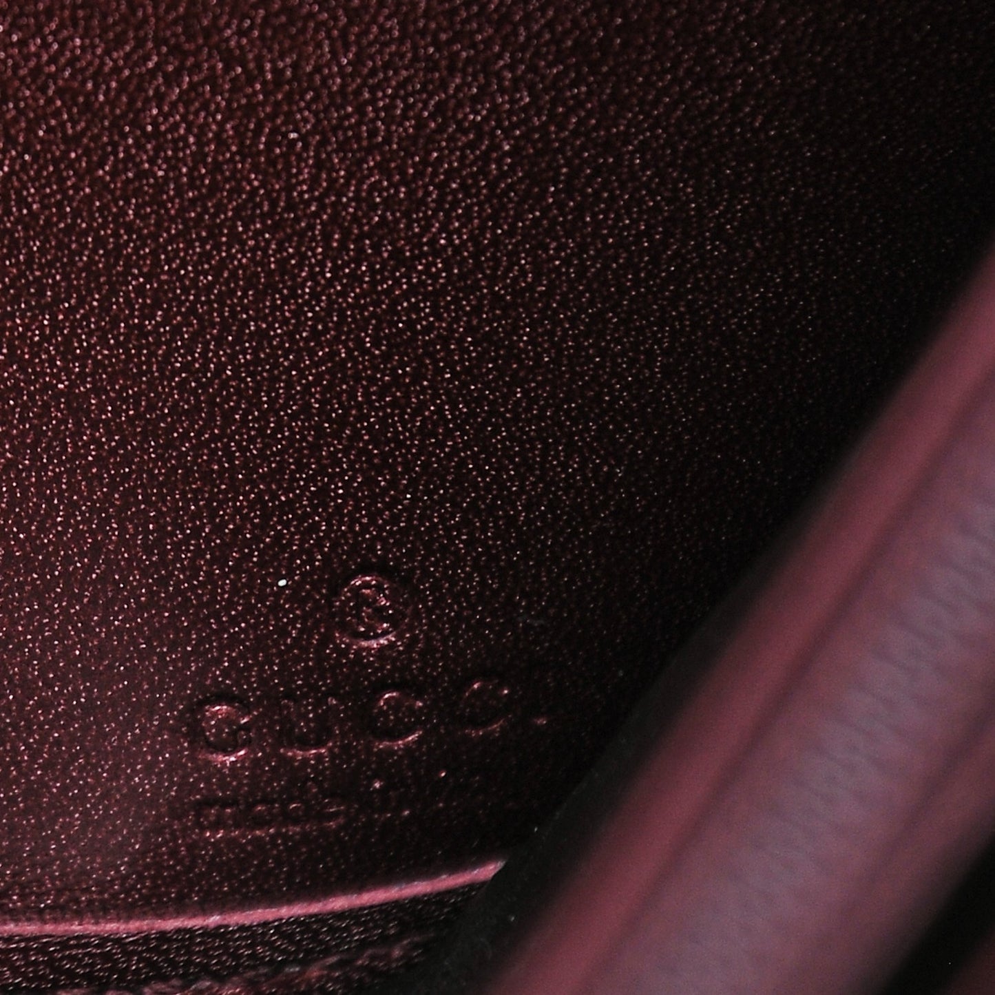Shine Guccissima Lovely Heart Continental Wallet Scarlatto