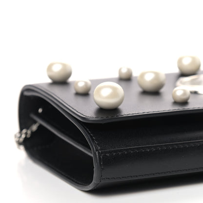 Fendi Vitello Liberty Pearl F is Fendi Wallet On Chain Black 8 of 9