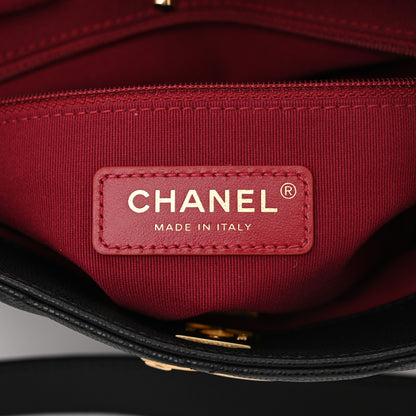 Chanel Caviar Quilted Twist Your Buttons Hobo Black 6 of 11