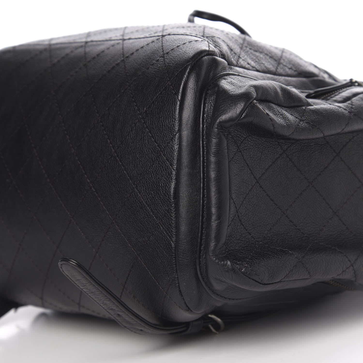 Chanel Grained Calfskin Stitched Pocket Backpack Black 8 of 9