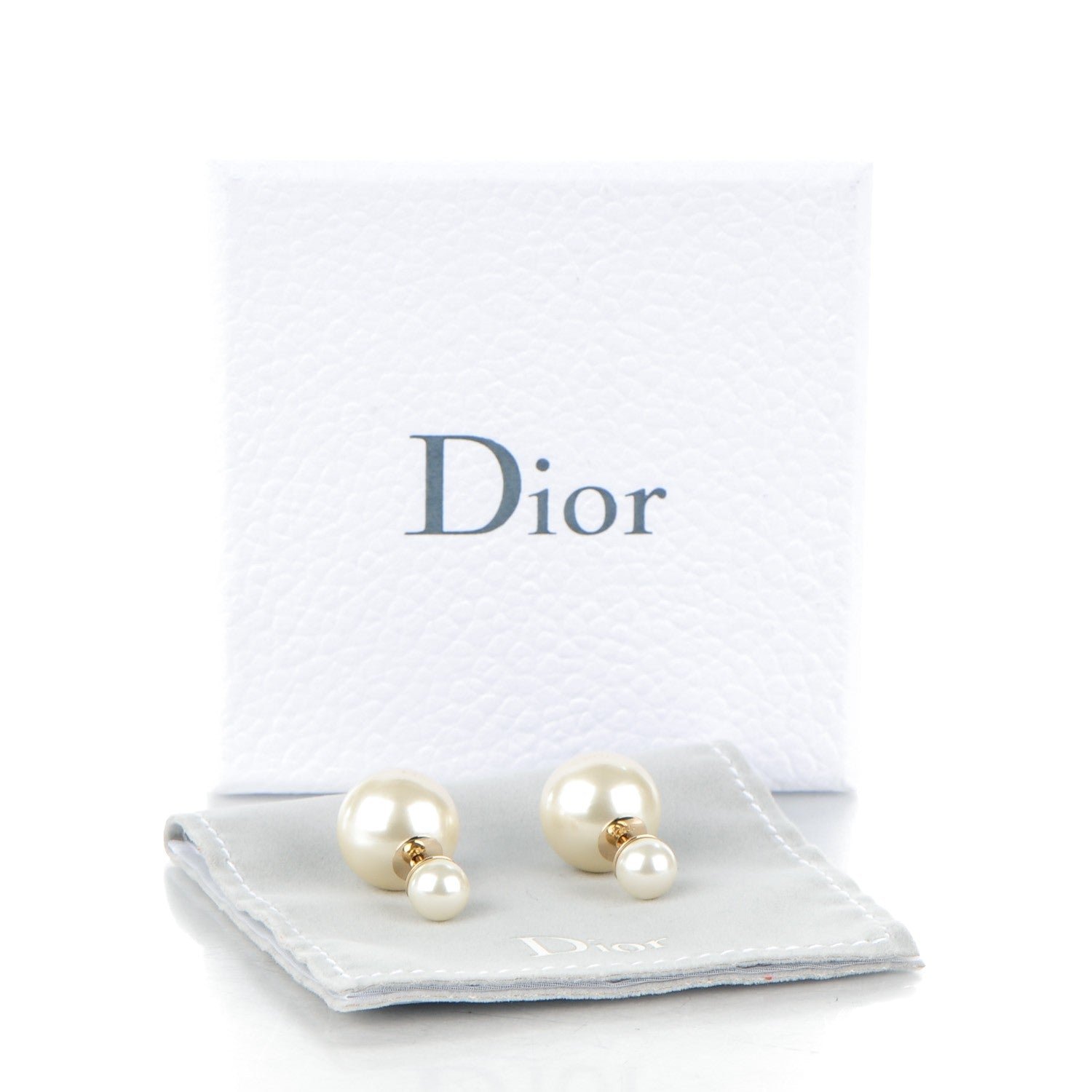 Christian Dior Pearl Mise En Dior Tribal Earrings 5 of 5