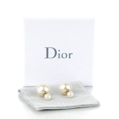 Christian Dior Pearl Mise En Dior Tribal Earrings 5 of 5