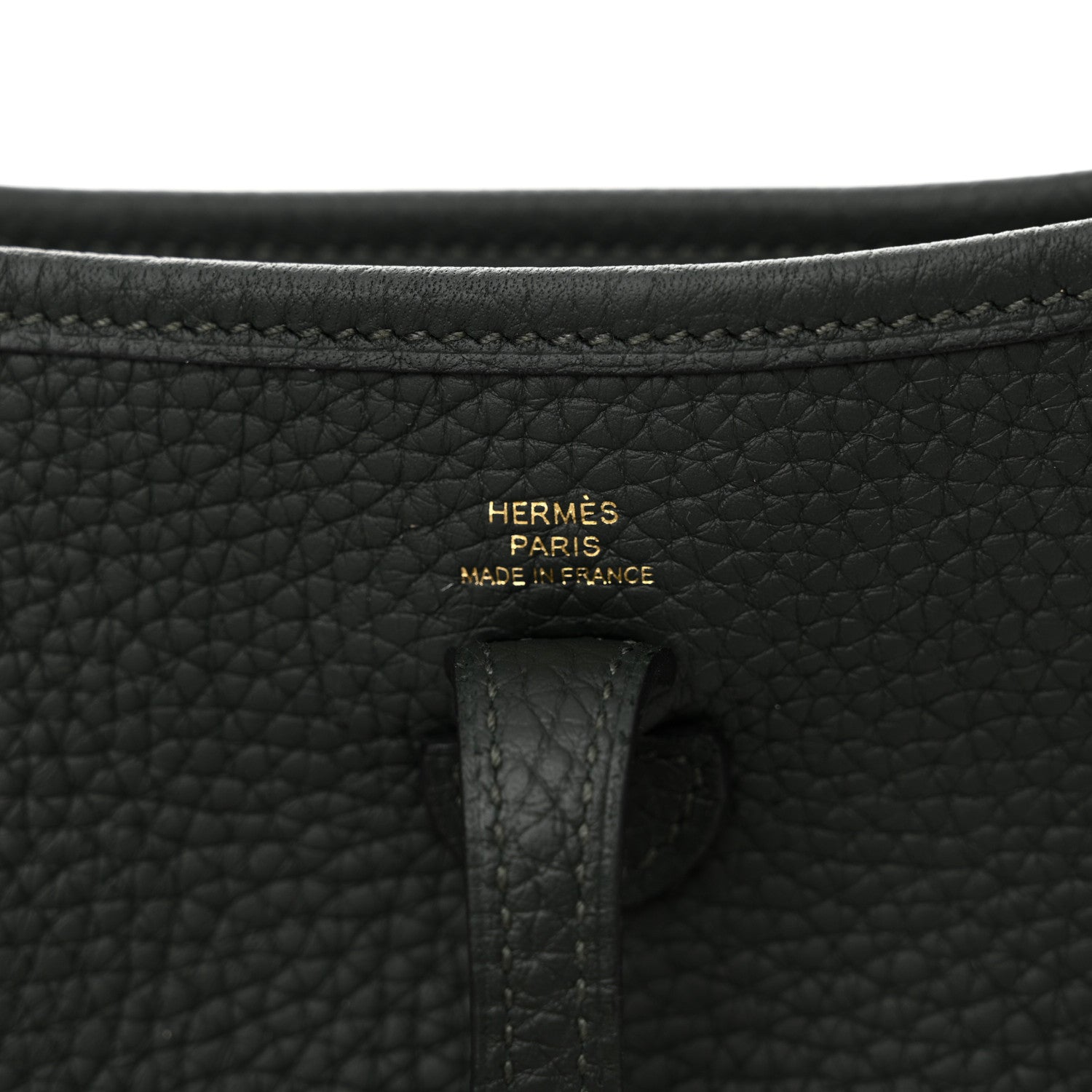 Hermes Taurillon Clemence Amazone Evelyne TPM Vert Fonce Vert Fizz 6 of 11