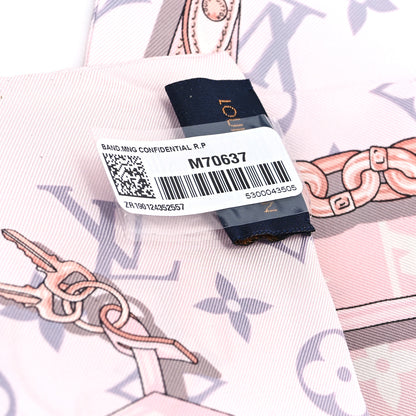 Louis Vuitton Silk Monogram Confidential Bandeau Light Pink 3 of 3