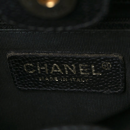 Chanel Caviar Quilted Petit Shopping Tote PST Black 6 of 10