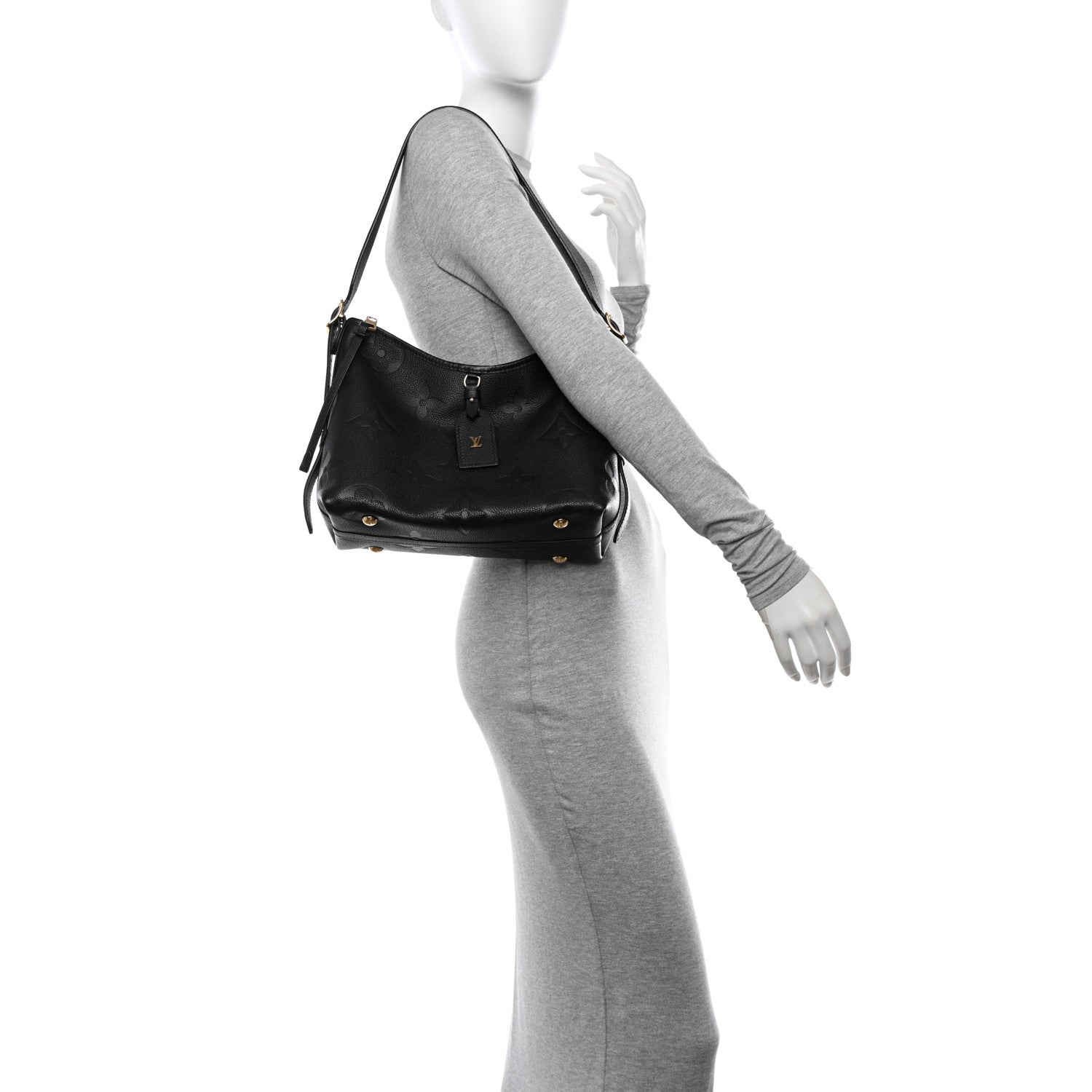 Louis Vuitton Empreinte Carryall PM Black 2 of 10