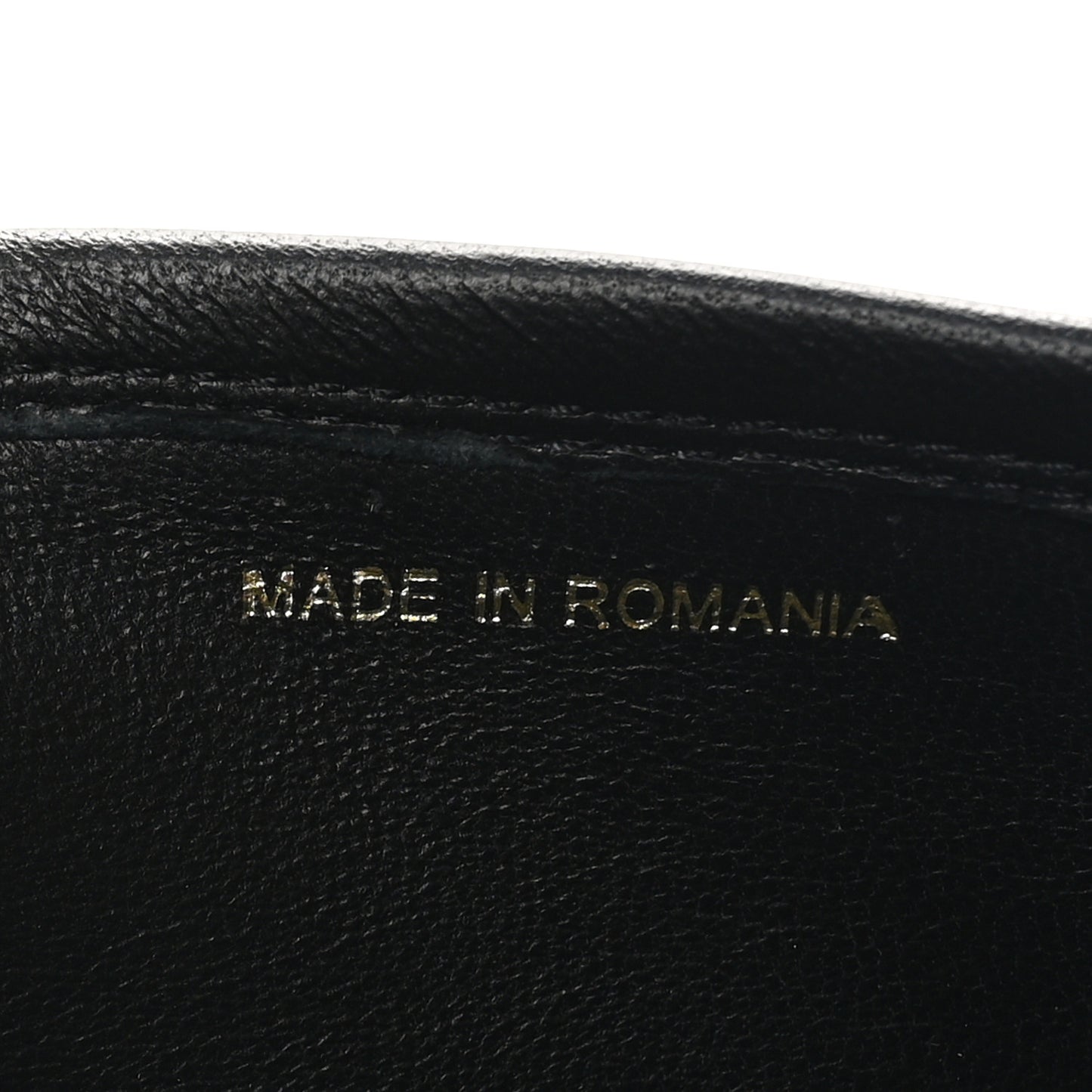 Lambskin Mens Stitched CC Loafers 42 Black