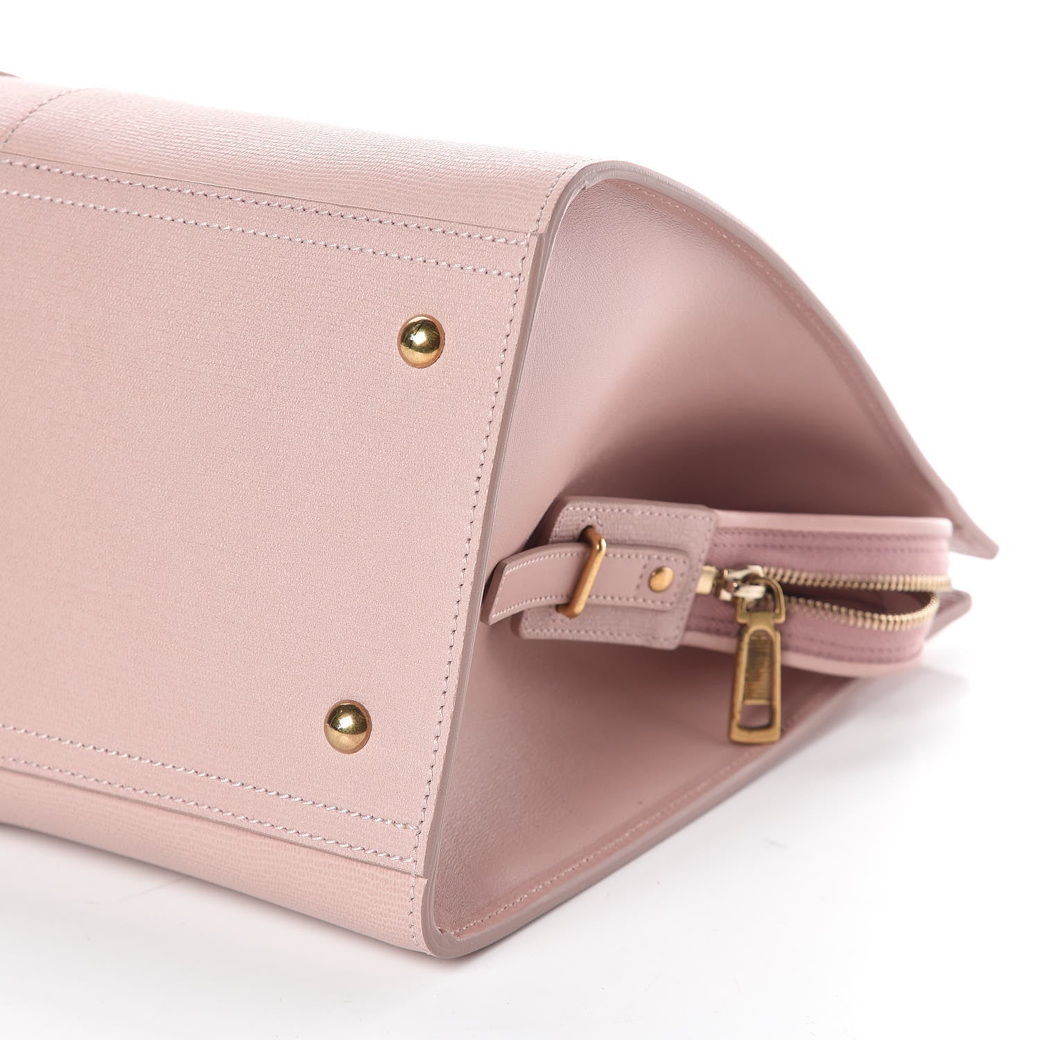 Saint Laurent Textured Calfskin Medium Cabas ChYc Light Pink 9 of 9