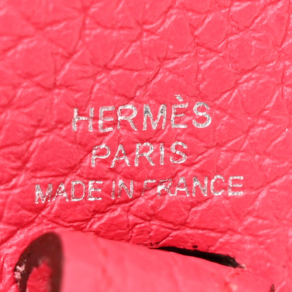 Hermes Taurillon Clemence Evelyne TPM Rose Extreme 6 of 11