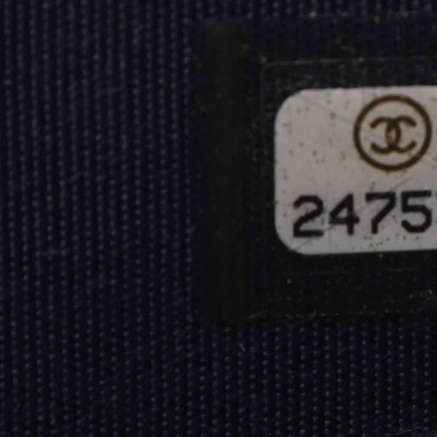 Metallic Caviar Quilted Small Zipped Boy Pouch Navy