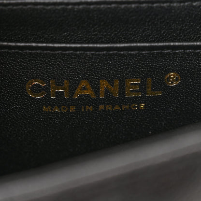 Chanel Caviar Quilted Mini Top Handle Rectangular Flap Black 6 of 10
