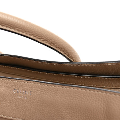 Celine Drummed Calfskin Mini Luggage Dune 12 of 14