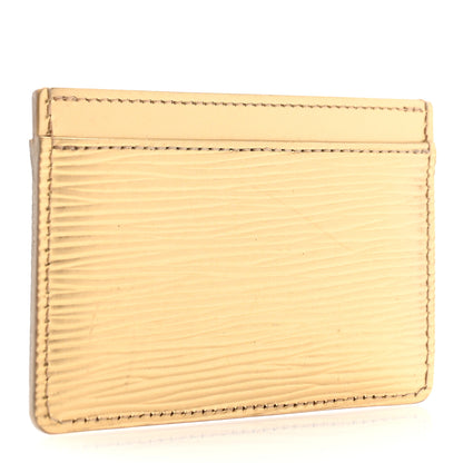 Louis Vuitton Epi Card Holder Gold 3 of 6