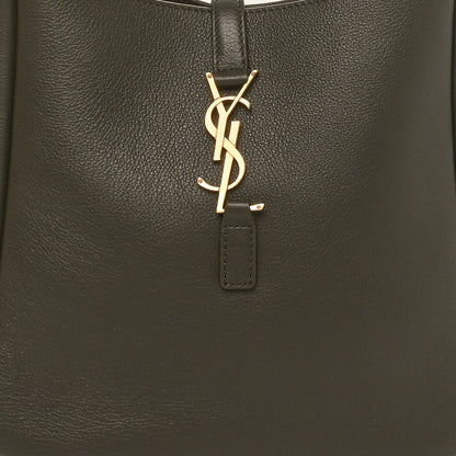 Saint Laurent Smooth Calfskin Small Le 5 A 7 Soft Hobo Light Musk 8 of 10