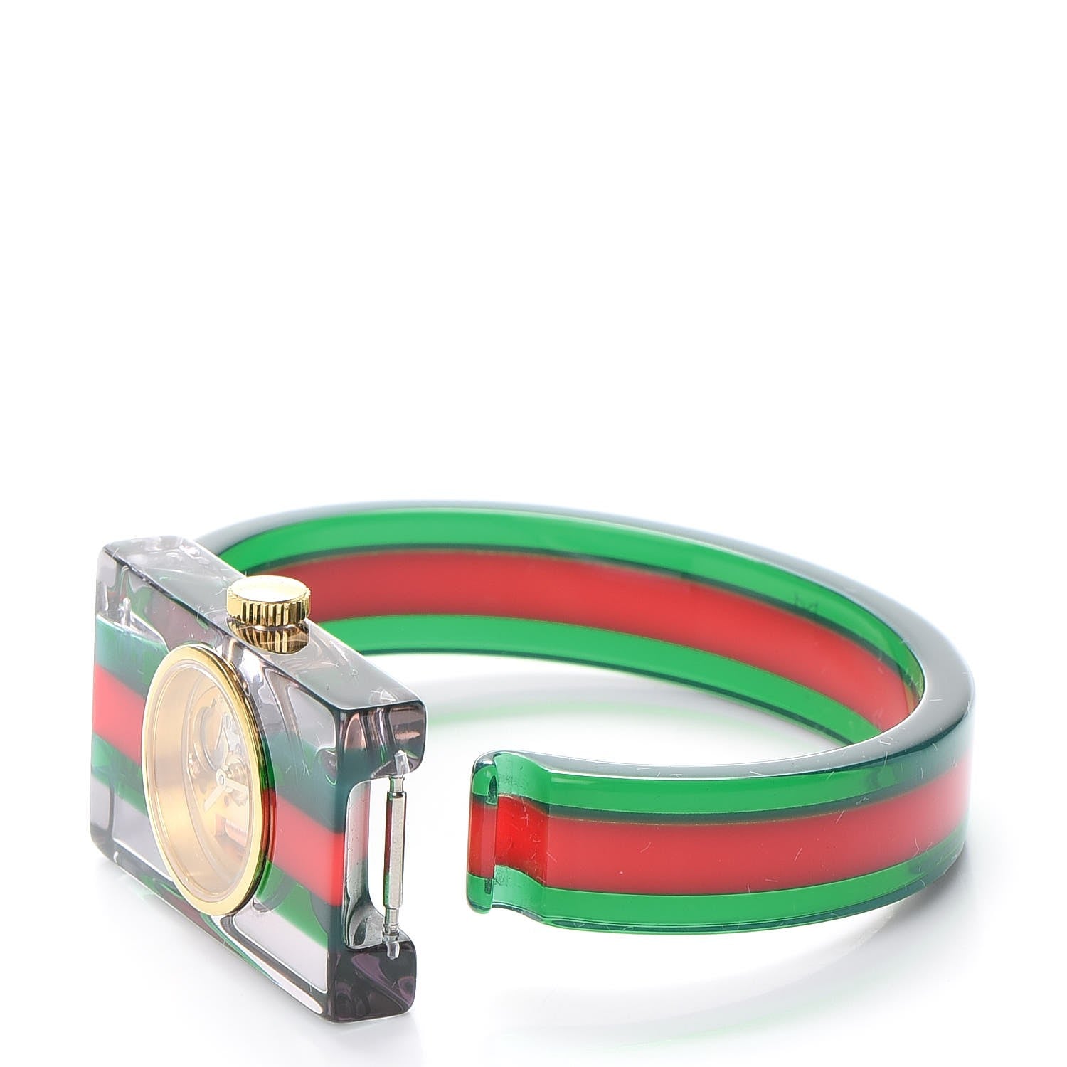 Gucci Stainless Steel Plexiglass 24mm Quartz Watch 7 of 8
