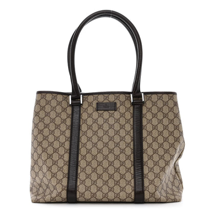 Gucci GG Plus Monogram Medium Joy Tote Dark Brown 1 of 12