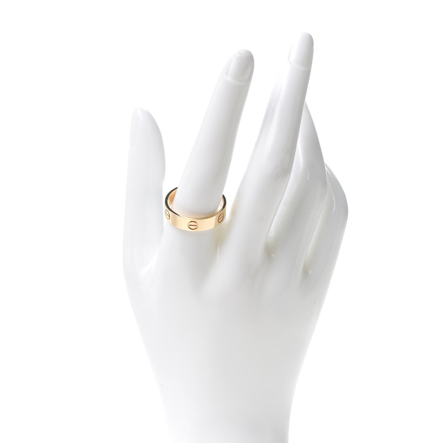 Cartier 18K Yellow Gold 5.5mm LOVE Ring 63 10.25 2 of 4