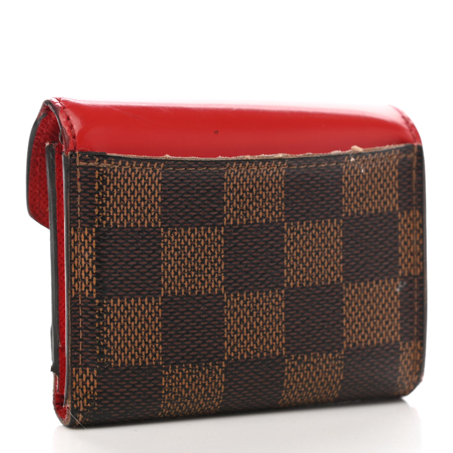 Damier Ebene Zoe Wallet Coquelicot