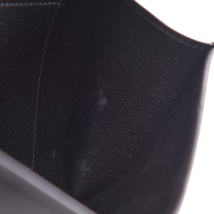 Hermes Tadelakt Medor 23 Clutch Black 9 of 9