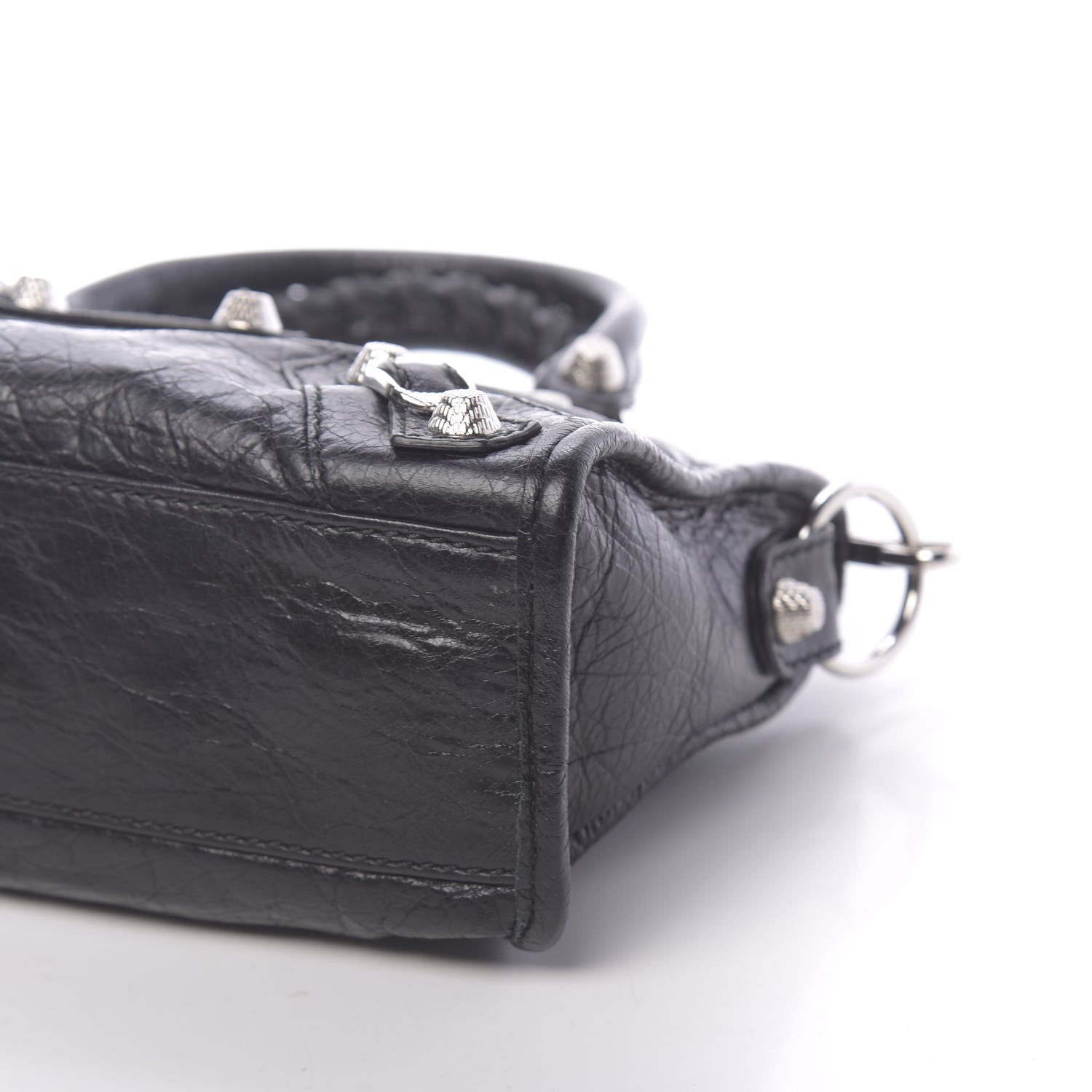 Balenciaga Agneau Giant 12 Silver Hardware Mini City Black 9 of 10