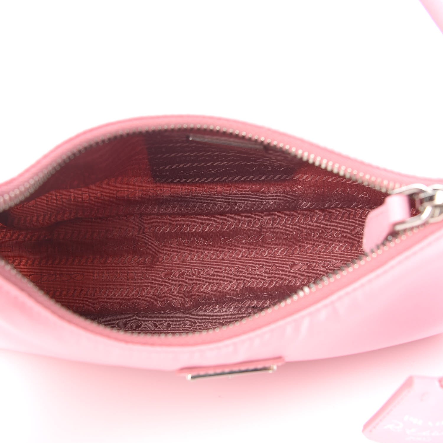 Prada Re-Nylon Saffiano Mini Re-Edition 2005 Bag Rosa 5 of 10
